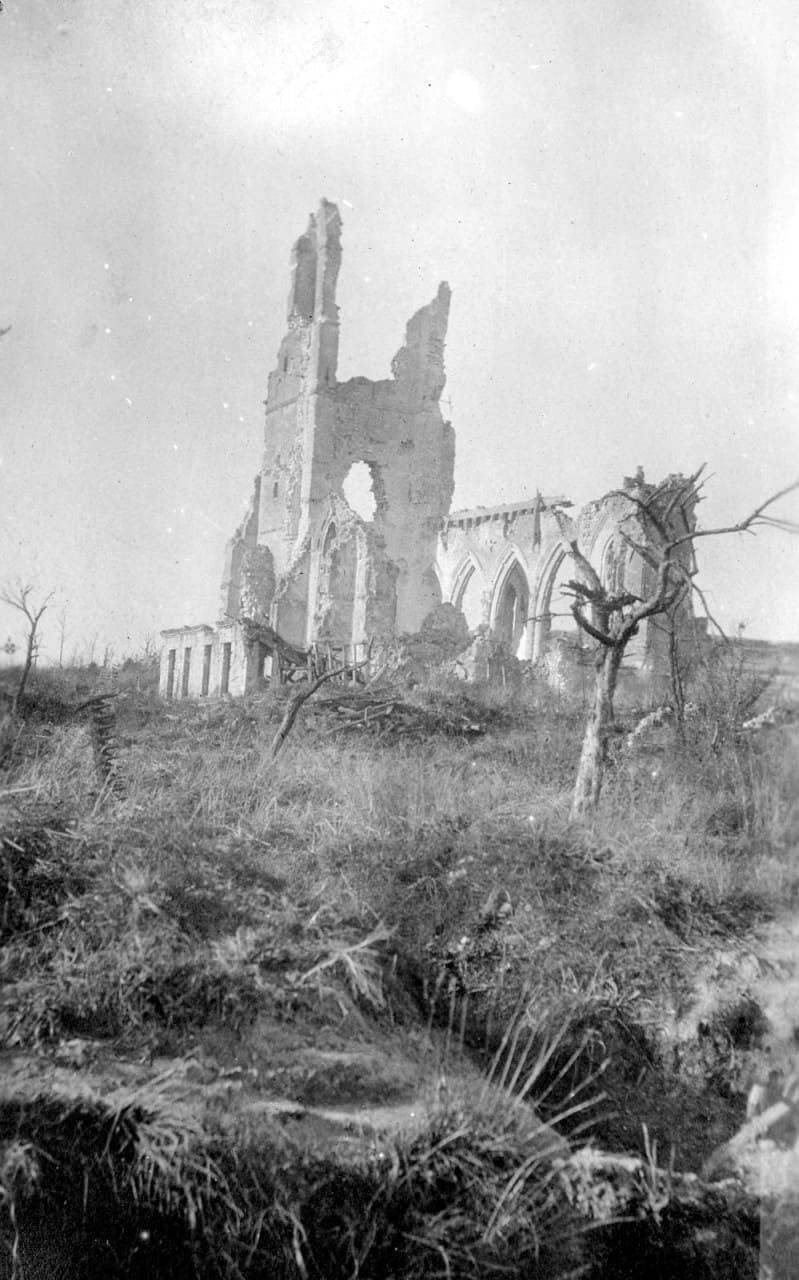 62.-Destroyed-Building-Passchendaelle-1917