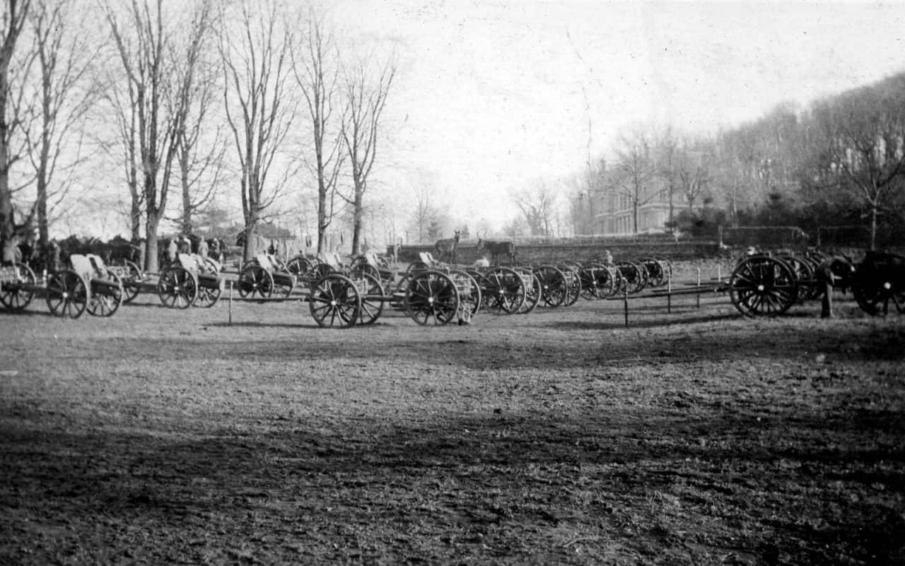 75.-35th-Battery-Gun-Park-Mons-Nov-1918