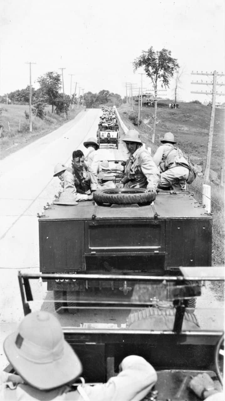 1937-On-Convoy-at-Petawawa