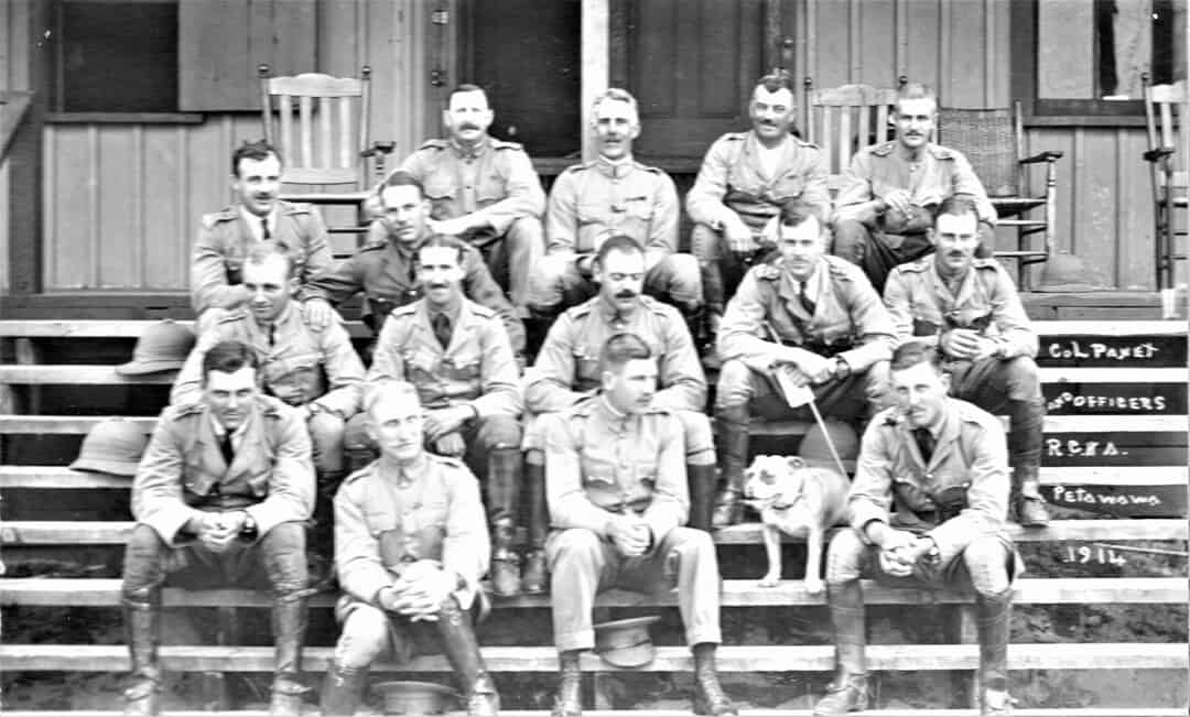 2.-1914-Officers-of-A-Battery-Petawawa
