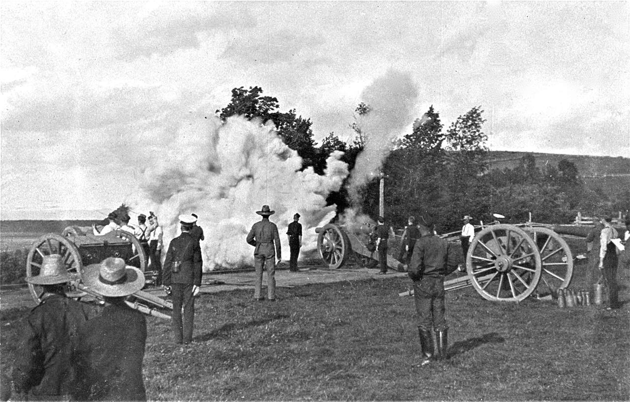 1904-Dominion-of-Canada-Artillery-Association-Practice-Camp-Ile-dOrleans-Quebec
