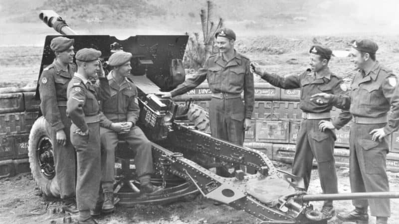 1952 B Troop Handover Period 1RCHA and 2RCHA
