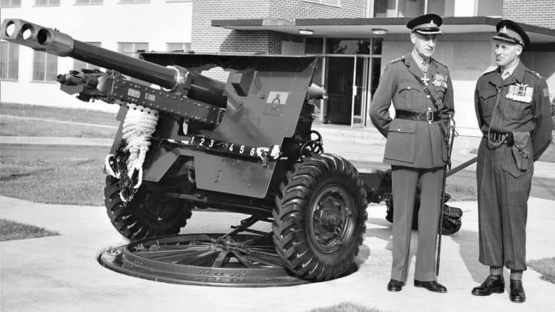 1962 Brig General Todd with 25 Pounder